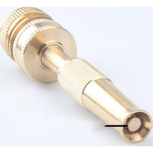 Garden Irrigation Spray Gun Adjustable Copper Sprinkler Hose Sprinkler System Car Wash Lawn Watering Water Gun 1Pc