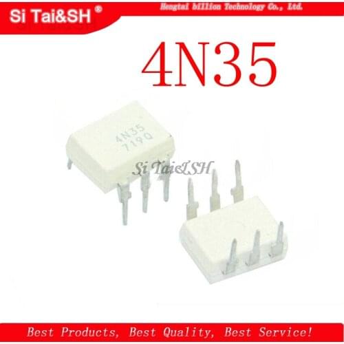 10PCS 4N35 DIP DIP6 photoelectric coupler new original