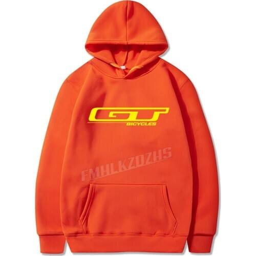 2021 Spring Autumn New GT Bicycles Bikeed logo Mens Black Hoodies S-3XL Brand clothing Men and Women Sweatshirt Hoody Tops