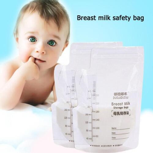 220ml Mother Breast Milk Storage Disposable Bag Newborn Baby Food Fresh Sealed Bags Maternity Breastfeeding Storage Bags