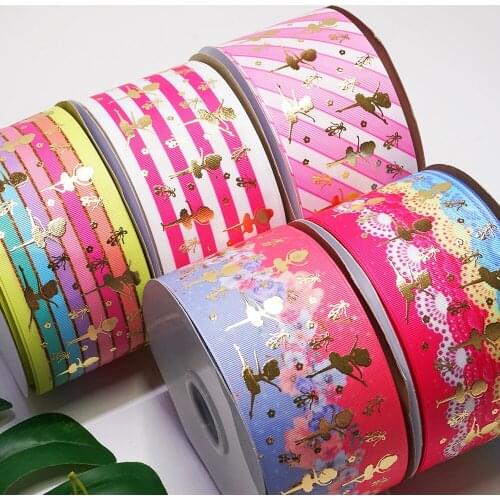 3 Inch 75 mm Printed Holographic Foil Ribbon 50 Yard Craft Suppliers 48436