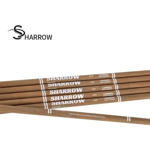 31inch Archery Pure Carbon Arrows Shafts SP340 400 500 600 ID6.2mm Bow Arrow DIY Shooting Accessories