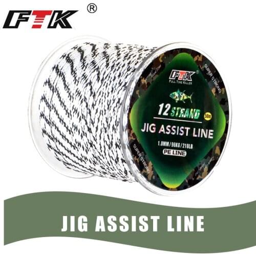 50m 12 Strands Pe Braided fishing line 70LB 140LB 210LB Multifilament Speargun Fishing Line Accessories Saltwater Underwater