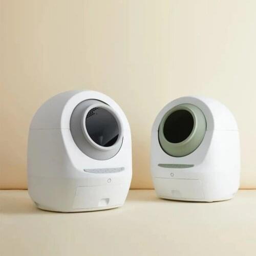 Automatic Smart Litter Box Toilet Electric Fully Enclosed Cat Poop Scooping Machine Cat Potty