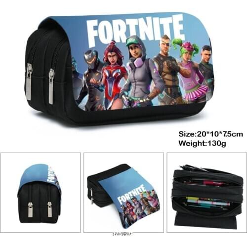 Fortniteed Figures Print Large Capacity Pencilcase School Pen Case Supplie Pencil Bag School bag PencilPouch Stationery Kid Gift