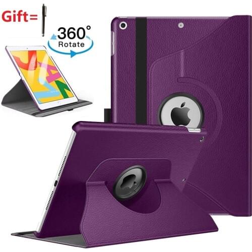 Tablet Case for Ipad 7th 8th Generation 2019 360 Degree Rotating Smart Protective Stand for A2200 A2198 A2232 A2197 Coque Funda