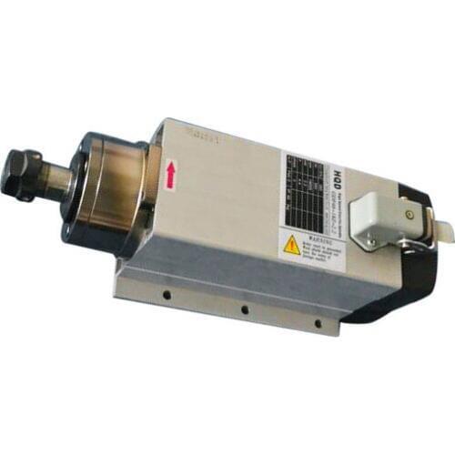 Flange spindle motor 2.2KW 220v/380v ER20 18000rpm SQUARE AIR COOLED SPINDLE for wood engraving