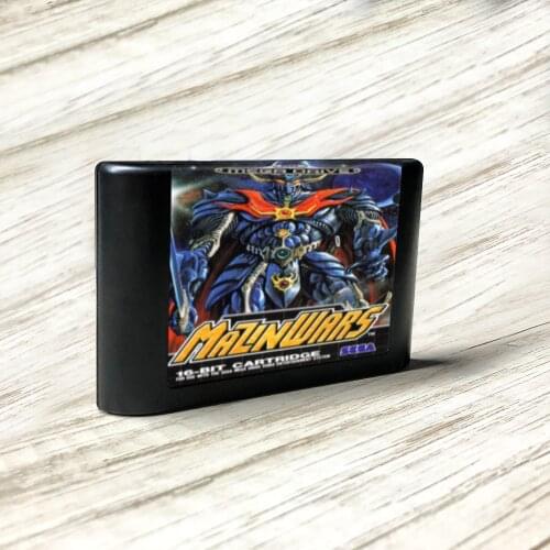 Mazin Saga Mutant Fighter - EUR Label Flashkit MD Electroless Gold PCB Card for Sega Genesis Megadrive Video Game Console