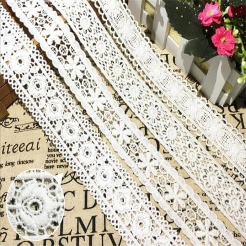 Lace embroidered lace DIY 3.5cm cotton line womens straight lace bar code