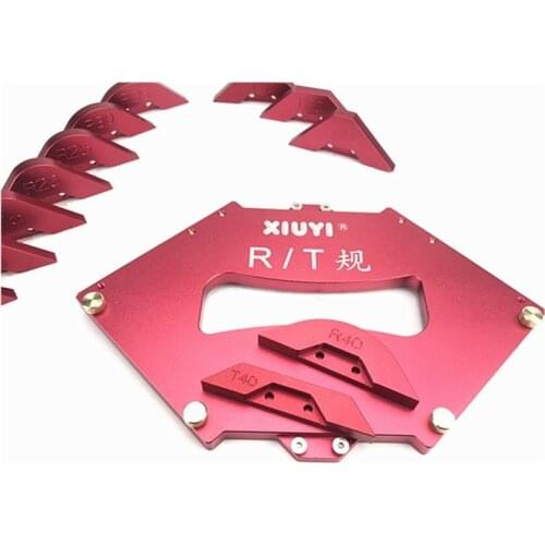 Trimming machine R rounded beveled template Router Table Corner Jig Radius Chamfer Profile Template Kit Woodworking tools