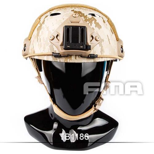 Outdoor Tactical FMA Desert Digital FAST Helmet-PJ AOR1 TB1186 for Airsoft Paintball New