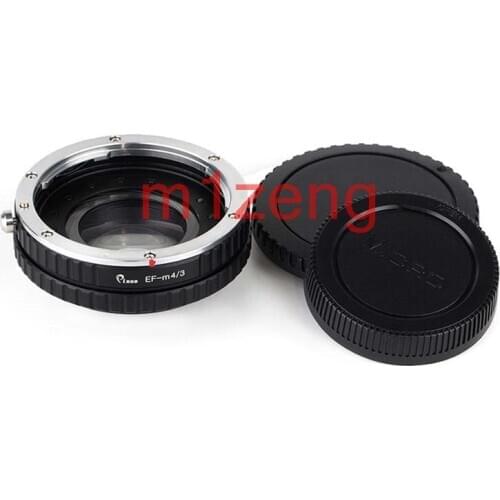 Adjust Aperture Focal Reducer Speed Booster Turbo adapter for canon eos Lens to m43 GF7 gx8 E-PL6/5 GX7 gh5 EM5 EM1 em10 camera
