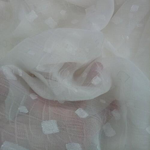 Swiss dot chiffon DIY sewing fabric soft breathable cosplay dress blouse fabric