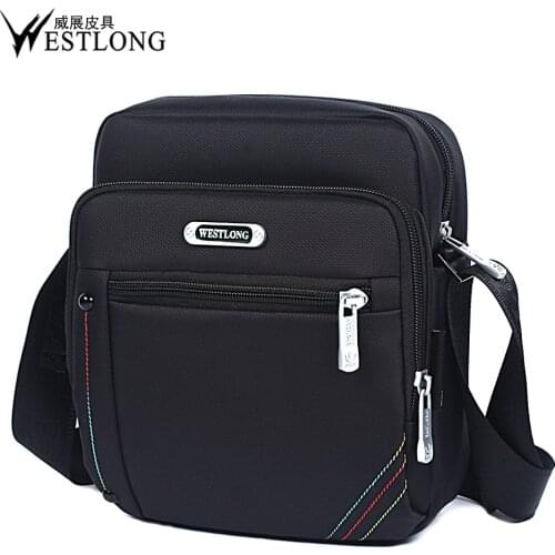 3G136 Men Shoulder Bags Business Bag Fashion Messenger Bag Casual Handbags Travel Black Waterproof Crossbody Flap High Quality