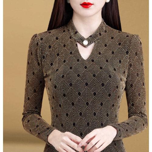 Blouse Women Autumn Winter Coat Turtleneck Long Sleeve T-shirt Blusas Mujer De Moda
