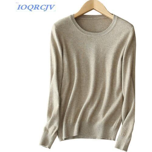 Knitted sweaters women 2018 autumn winter long sleeve pullover sweaters Plus size Slim female Keep warm Bottom shirt IOQRCJVN089
