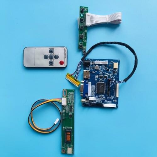 Work For 15.6inch 1366×768 N156B3/B156XW01 series LCD Screen LED panel display VGA 2AV LCD remote Controller Board kit