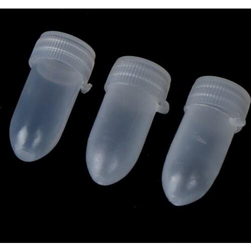 100xPortable Flip Lid Transparent Capsule Storage Containers Pill Box