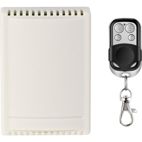 2 Way Wireless Remote Controller RF switch 433Mhz relay receiver module 24V 2 NO+2 NC remote control switches