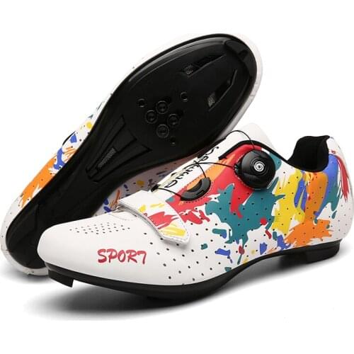 2021Road Cycling Shoes Sapatilha Ciclismo Mtb Sneakers Mountain Bike Shoes Self-Locking Superstar Original Bicycle Shoes