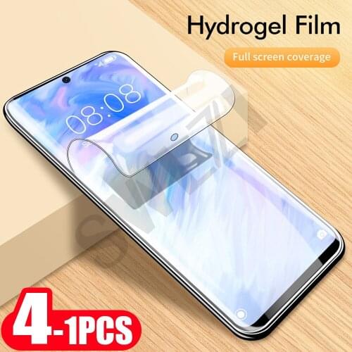 4-1Pc cover for Samsung Galaxy s7 edge s8 s9 s10 lite s10e plus phone screen protector s20 s21 FE ultra hydrogel film Not Glass