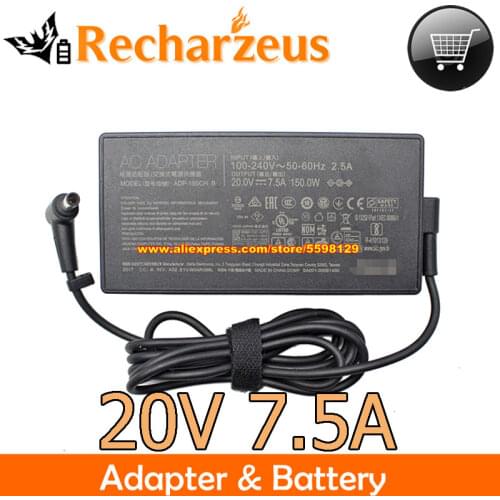 20V 7.5A AC Adapter A18-150P1A Power Supply For X571G UX535LI BO202R GL731GT-BB7 TUF A17 FA706II_FX F571GT VivoBook 15 MSI GF76