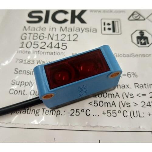 SICK MINIATURE PHOTOELECTRIC SENSORS GTB6-N1211 GTB6-N1212 G6 Series 1052441 1052445