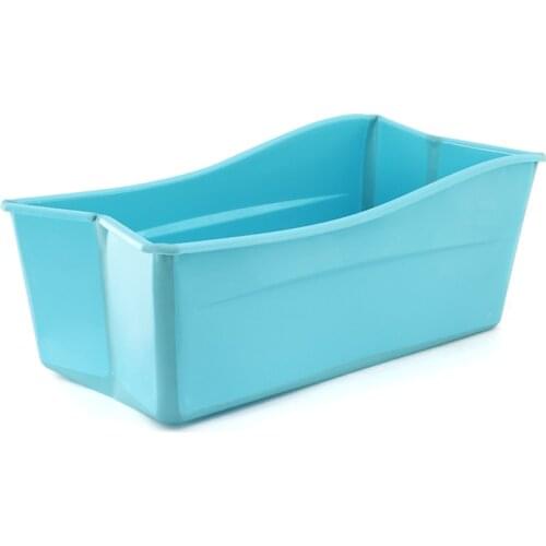 C,Baby Bath Tub Children Folding Bath Baby Swimming Pool Newborn Baby Shower Cushion Safety material 77*43*29cm