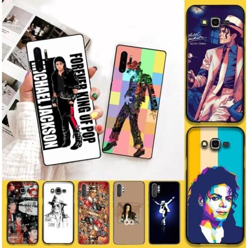 MJ Michael jackson Phone Case For Samsung Galaxy Note20 ultra 7 8 9 10 Plus lite J7 J8 Plus 2018 Prime