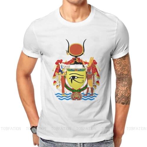 Colorful Essential Fashion TShirts Ancient Egypt Male Graphic Pure Cotton Streetwear T Shirt O Neck Big Size