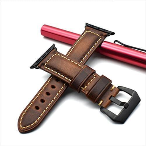 Onthelevel Leather retro Strap Fashion Strap Apple Watch Bands 42mm Watchbands Reloj Watch Accessories for iWatch 1/2/3/4