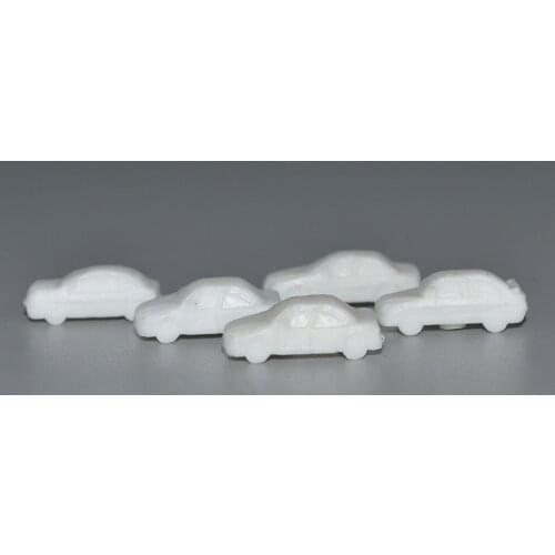 Scale 1:250 DIY Sand Table Construction Model Unpainted Car Toys White Color Tiny Cats For Diorama Architecture Road Making