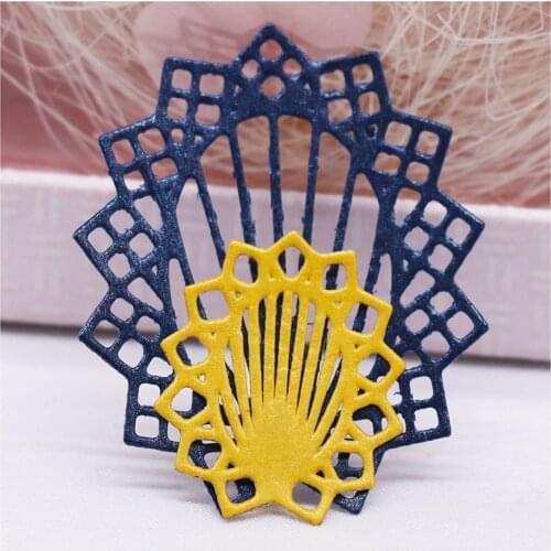 Flower Shell Metal Cutting Dies Scrapbook Paper Craft Card Making Embossing Folder Photo Album Hobby Punching for Paper Stencils