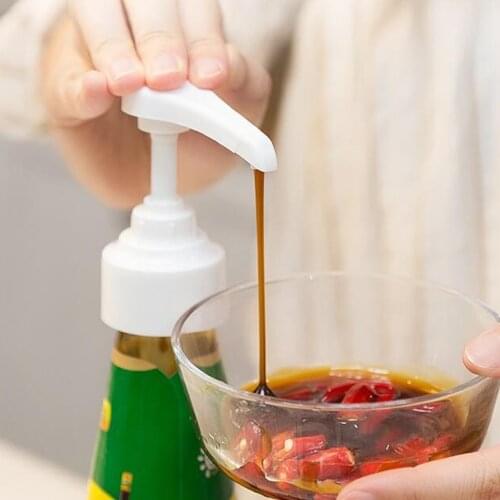 Sauce Syrup Bottle Dispenser Head Tube Kit Universal Suction Tube Pressing Pump Head for Shampoo Lotion Detergent Soap Liquid