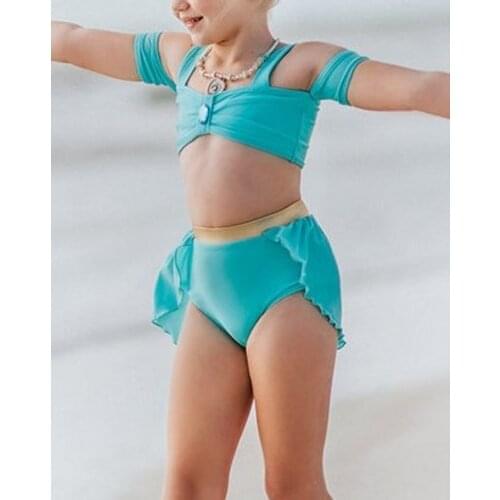 Matching Family Mother Girl Bikini princess Swimsuit Swimwear Women Swimsuit Children Baby Kid Beach Swimwear biquini infantil