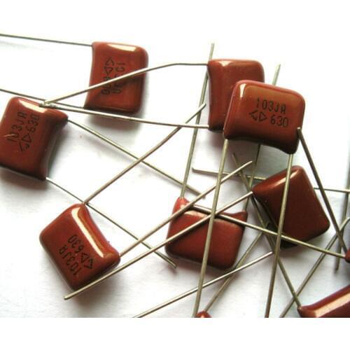 Wholesale and retail 10pc Metallized Polypropylene Film Capacitor 0.01uF 630V for vintage radio amps free shipping