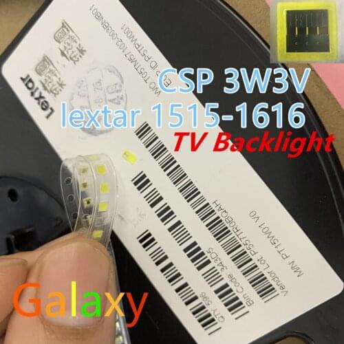Original Lextar LED 1616 Light Beads Cool white High Power 3W 3V 190LM For LED LCD TV Backlight Application CSP 2000PCS