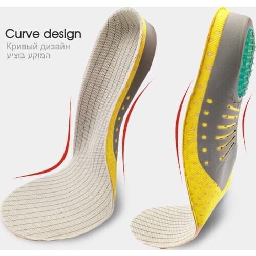 PVC Orthopedic Insoles Orthotics flat foot Health Sole Pad for Shoes insert Arch Support pad for plantar fasciitis Feet Care