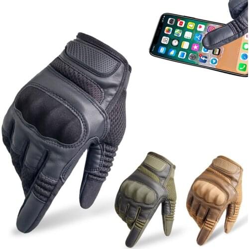 Touchscreen Hard Joint Tactical Handschoenen Military Strike Airsoft Schieten Paintball Herenhandschoenen Met Lange Vingers