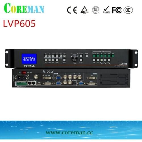 Video wall Lvp605 video Processor for led p6 controller hdmi p2.5 waterproof outdoor led display