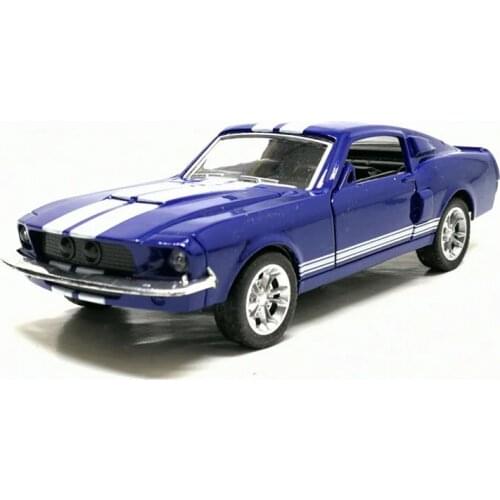 1:32 Ford Mustang GT 1967 GT500 Alloy Car Toy Model Display Pull Back Childrens Toy Gift Toy Wholesale