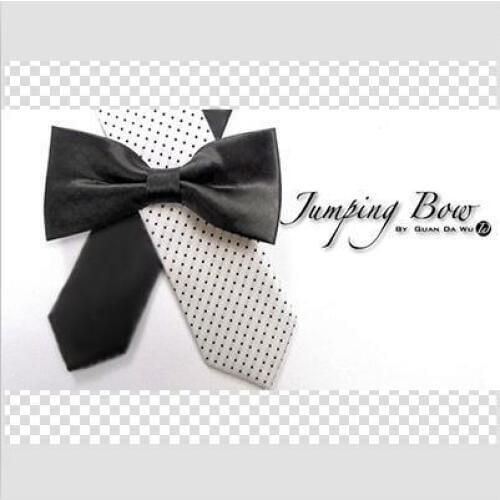 1set Moving Jumping Bow Tie Close Up Magic Trick Props Toys Illusions Accessories Mentalism Mental Magic