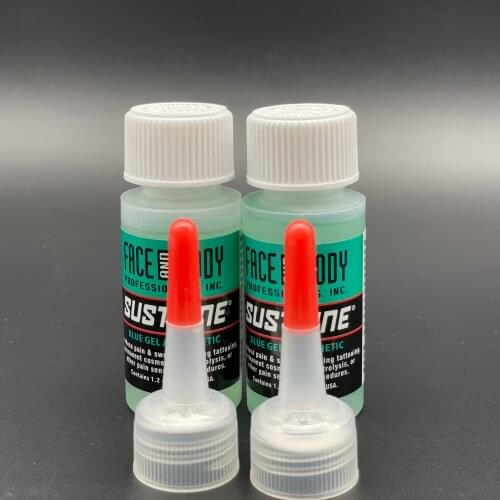 1.2OZ Sustaine FACE AND BODY Blue Gel Semi Permanent Makeup Mircoblading Tattoo Supplies Care Cream