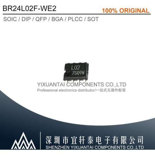 10PCS/lot 100% original BR24L02F-WE2 SOP8 SMD BR24L02F BR24L02 24L02 L02 SOP