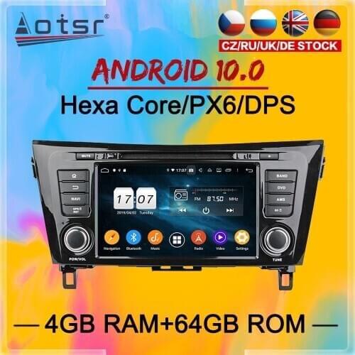 2 Din Android 10 DSP Car Multimedia Player For Nissan x-trail XTrail T32 Qashqai J11 2013-2019 Navi Audio Radio Stereo head unit