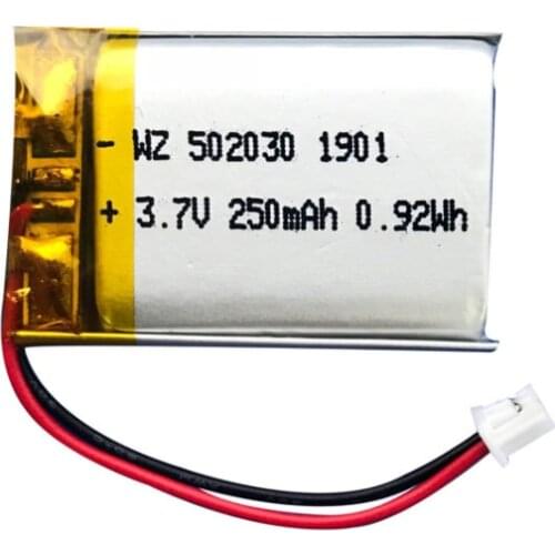 582030-300mah audio battery polymer lithium battery rechargeable battery 3.7v lithium battery