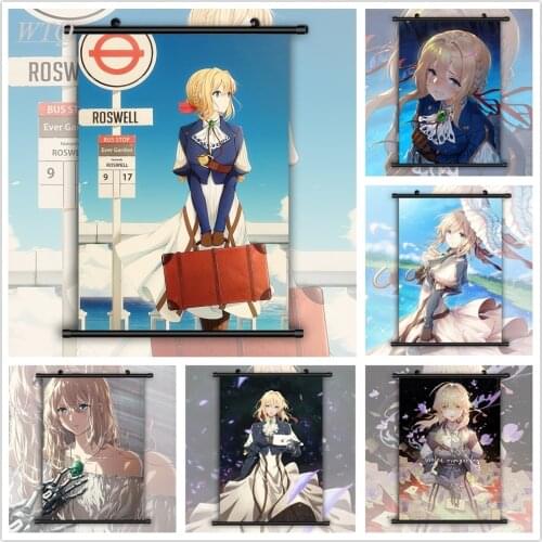 Violet Evergarden Anime HD Print Wall Poster Anime Posters Wall Poster Canvas Painting Wall Decor Wall Art Picture Home Decor