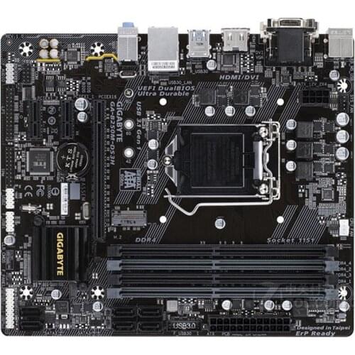 For Gigabyte GA-B250M-DS3H Original NEW LGA 1151 Desktop B250 Motherboard B250M-DS3H DDR4 USB3.0 SATA3