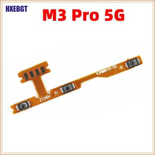 For Xiaomi Poco M3 Pro 5G High Quality New Power On off Volume Switch Button Flex Cable Smartphone Parts