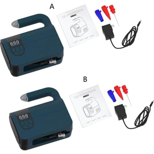 Electric Car Air Pump 12V/120W Air Compressor Cordless Air Pump for Bicycle Tires Balls Mini Auto Air Inflatable Pump